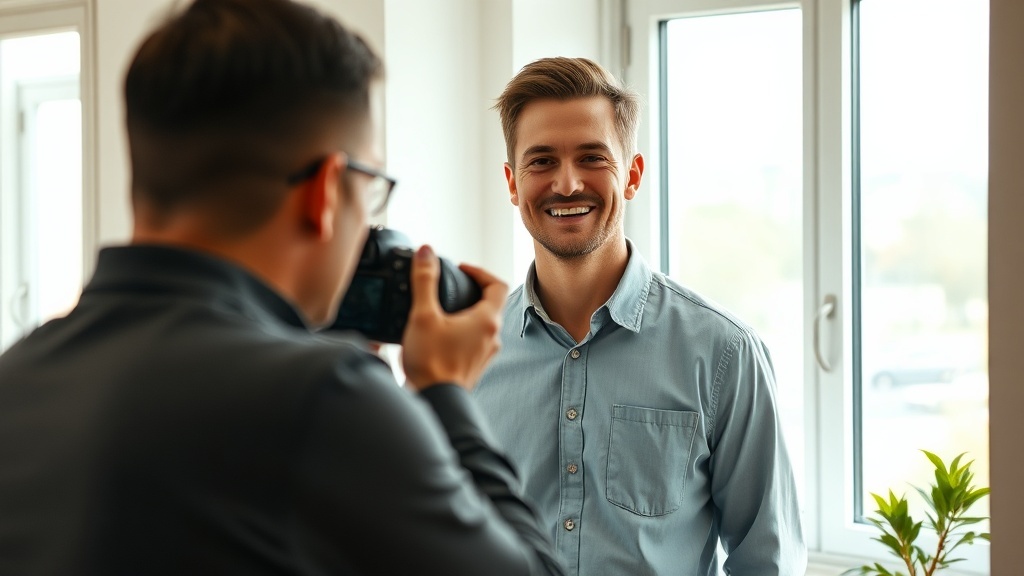שאלות נפוצות על צילום תמונות פרופיל