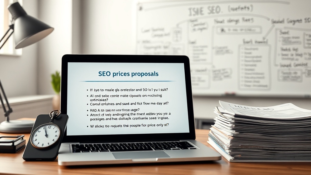 שורה תחתונה: הצעת מחיר קידום אתרים זה מסמך פיננסי, לא שיר שיווקי